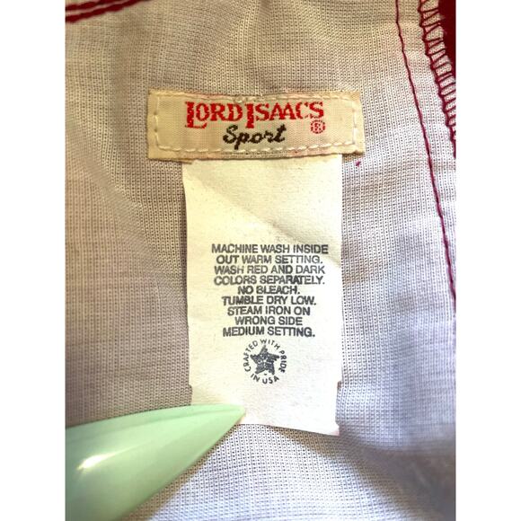 80's (1987) Vintage New with Tags, Lord Isaacs Sport Corduroy, Sz 13/14 - Picture 7 of 7